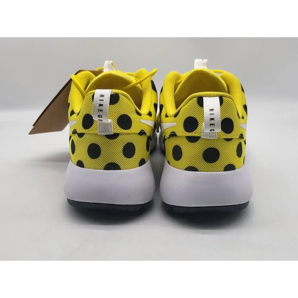 Nike Roshe Golf Next Nature Shoes Yellow Black Polka Dot FD2599 700 Size 6 - Picture 6 of 10